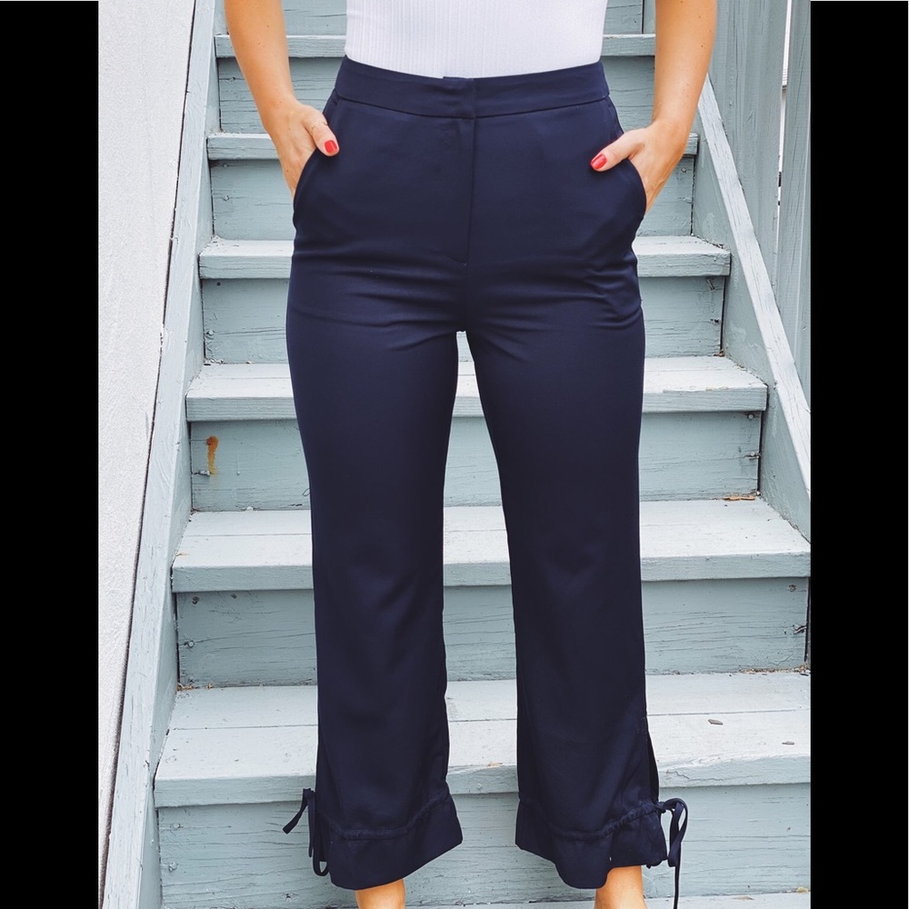 Tie bottom pants